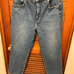 Good American Relaxed Fit Blue Jeans